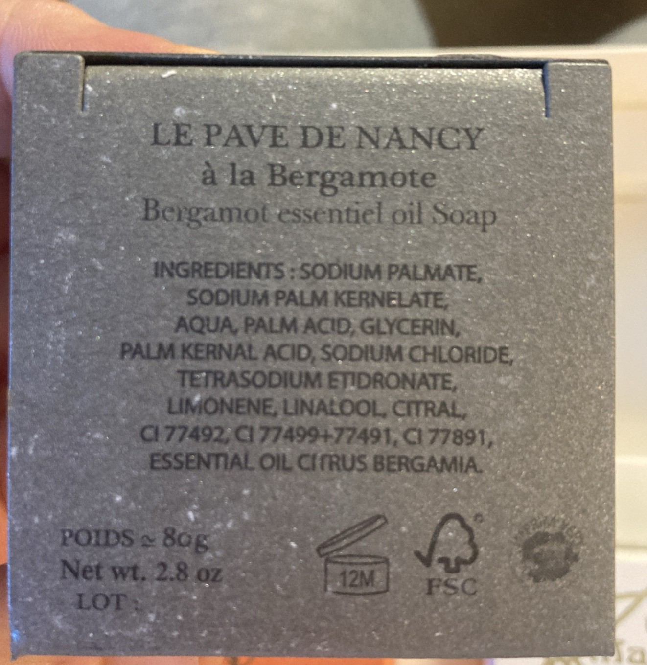 Vintage Berga’Sens French L’artisan Savonnier Soap Nancy 4 Piece