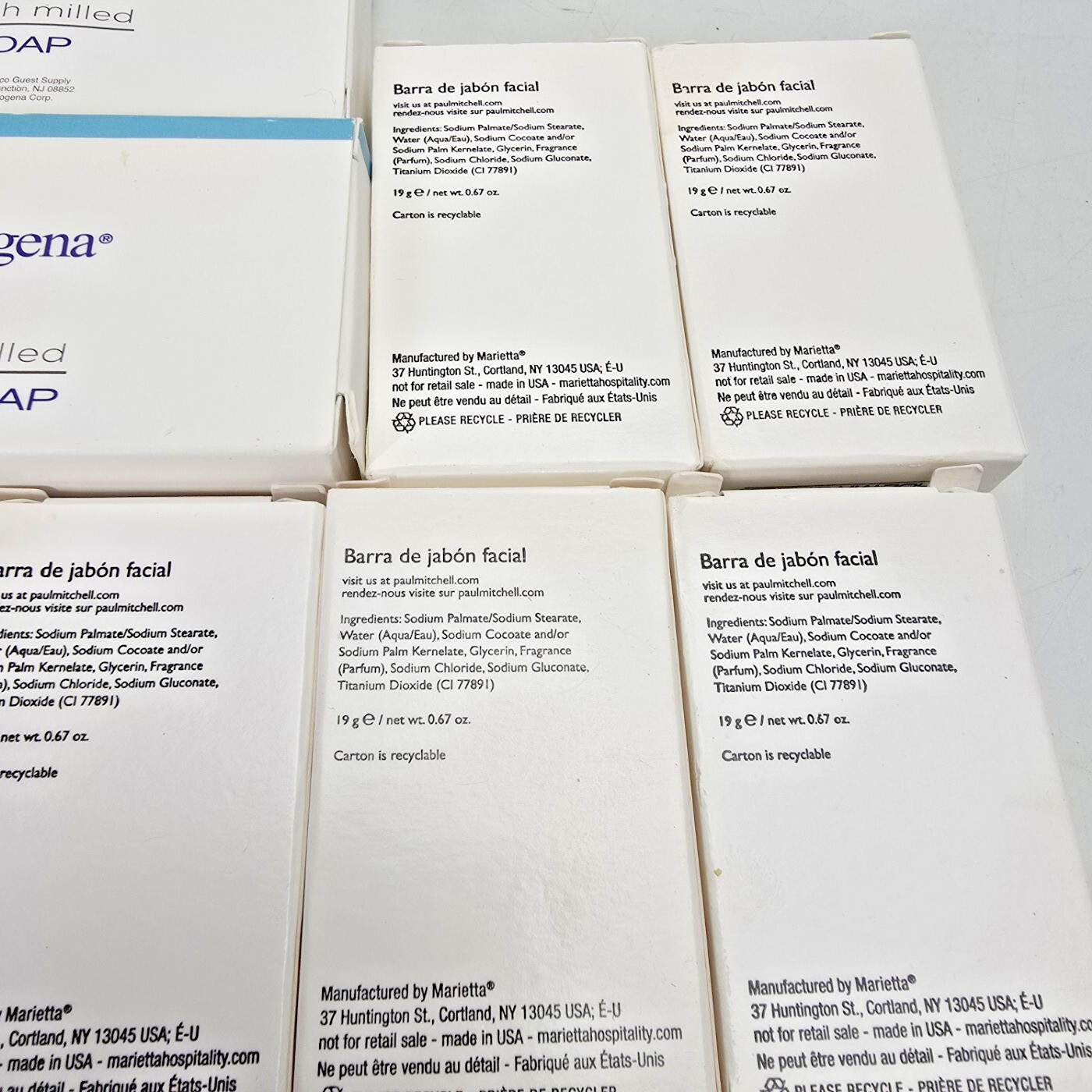Paul Mitchell Neutrogena Soap Refreshing Citrus Travel Size French Mill 10 Count
