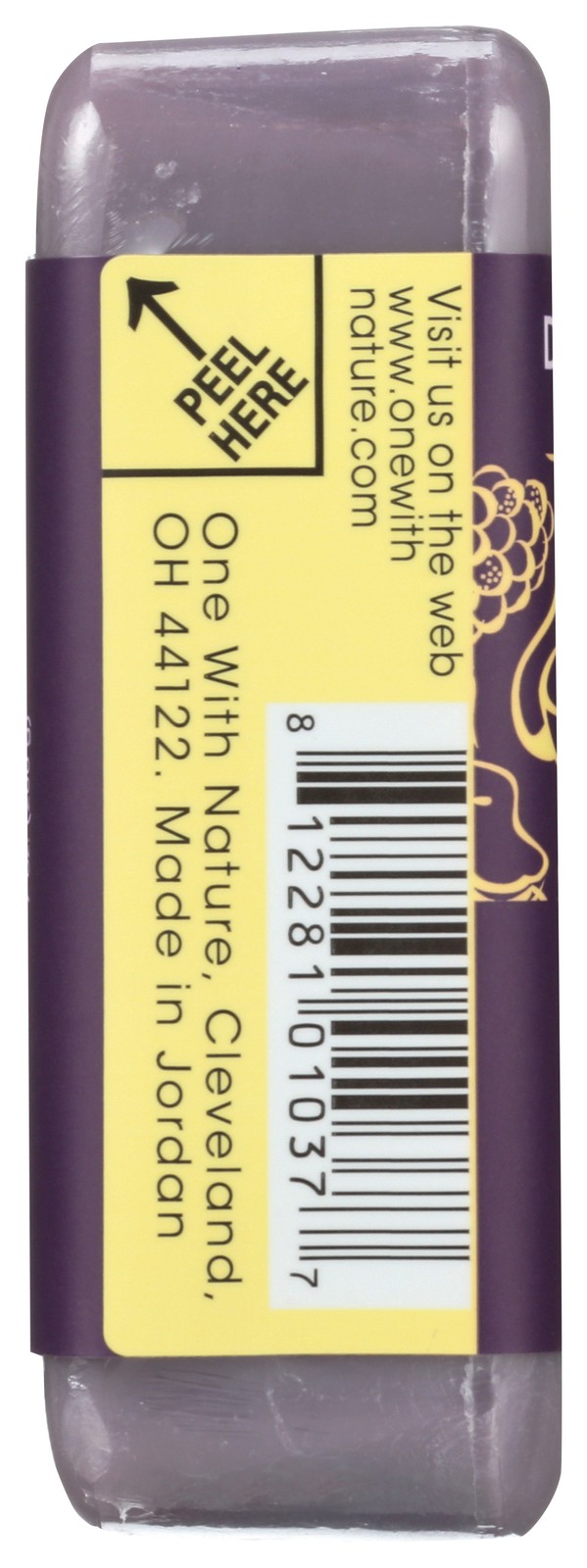 Dead Sea Blackberry Pear Soap By One With Nature 7 Oz Bar 1 Pack