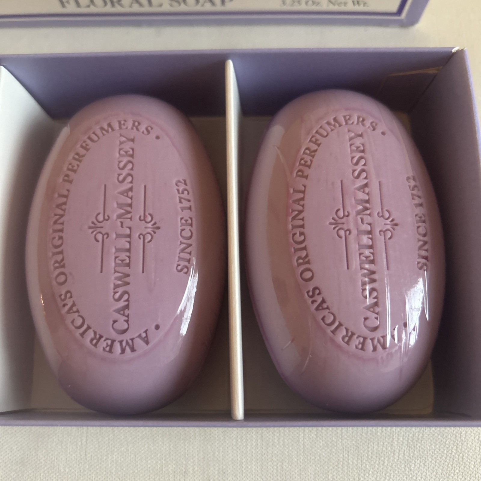Caswell-Massey Classics English Lavender Floral Soap Set