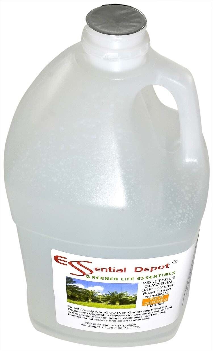 glyCUBE – 3 Gal PALM DERIVED Vegetable Glycerin & 1 Gal Propylene Glycol – USP