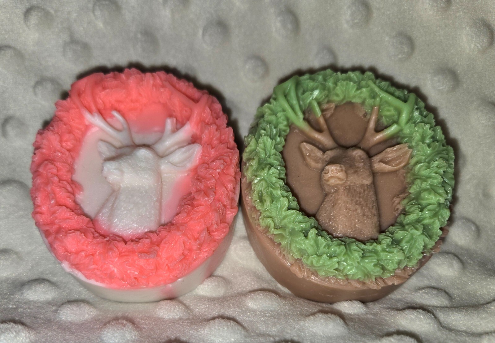 Amazing Unique Handmade Deer Soap Bars. Coconut/vanilla scented and Forest Pine