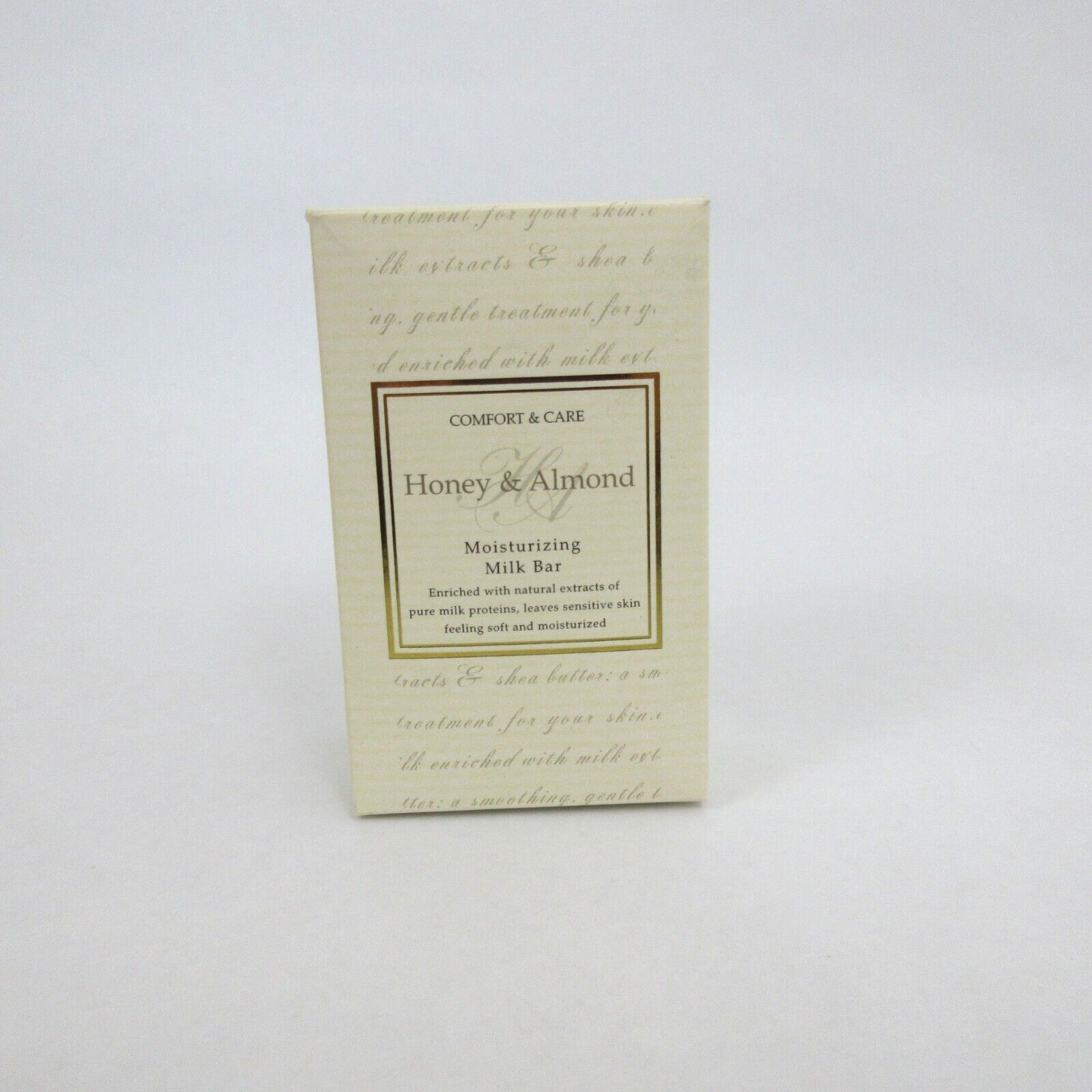 Comfort & Care Honey Almond Moisturizing Milk Bar 3.5oz NOS Shrink SEALED Soap