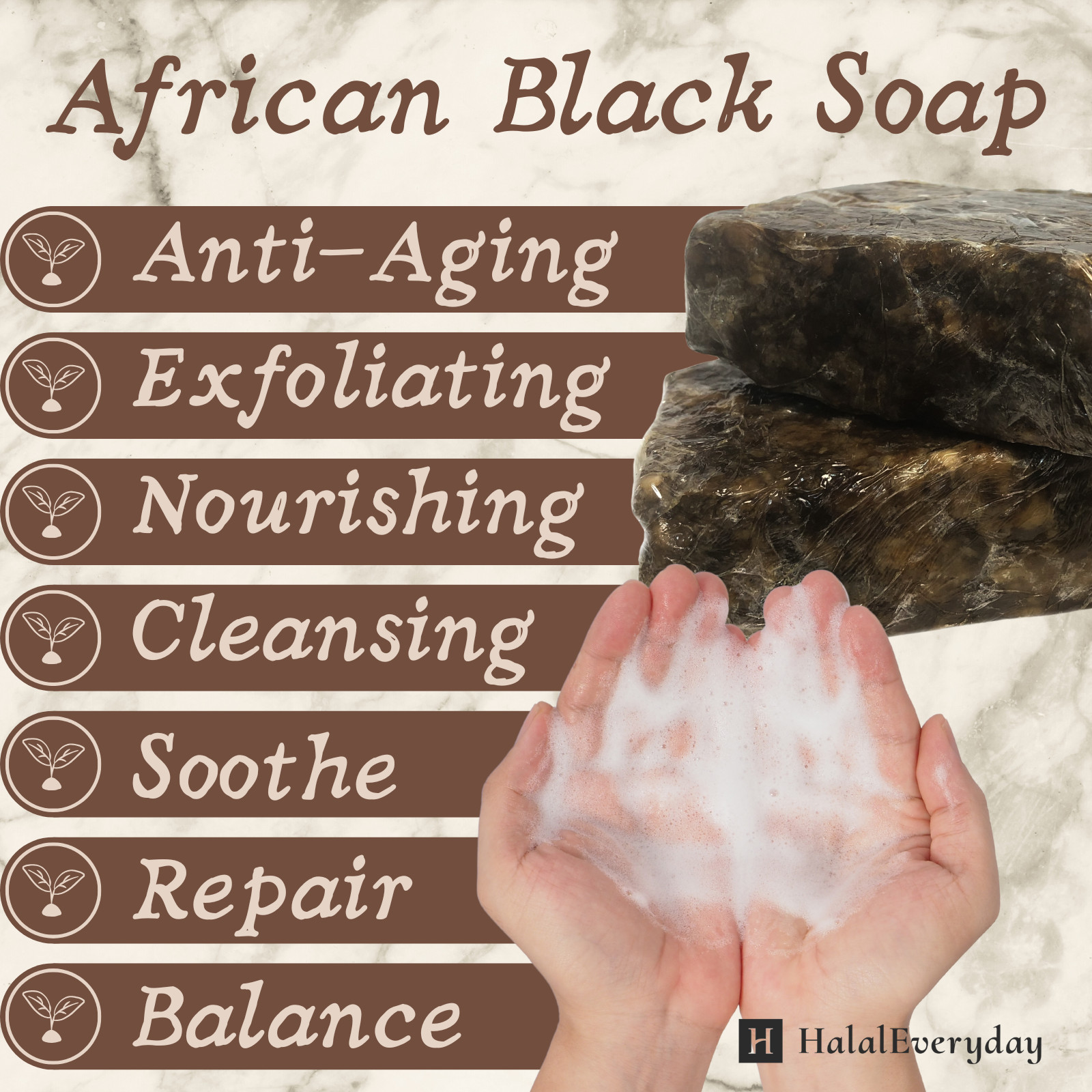 8 oz. Raw African Black Soap Liquid – 100% Pure Natural Organic Body Face Wash