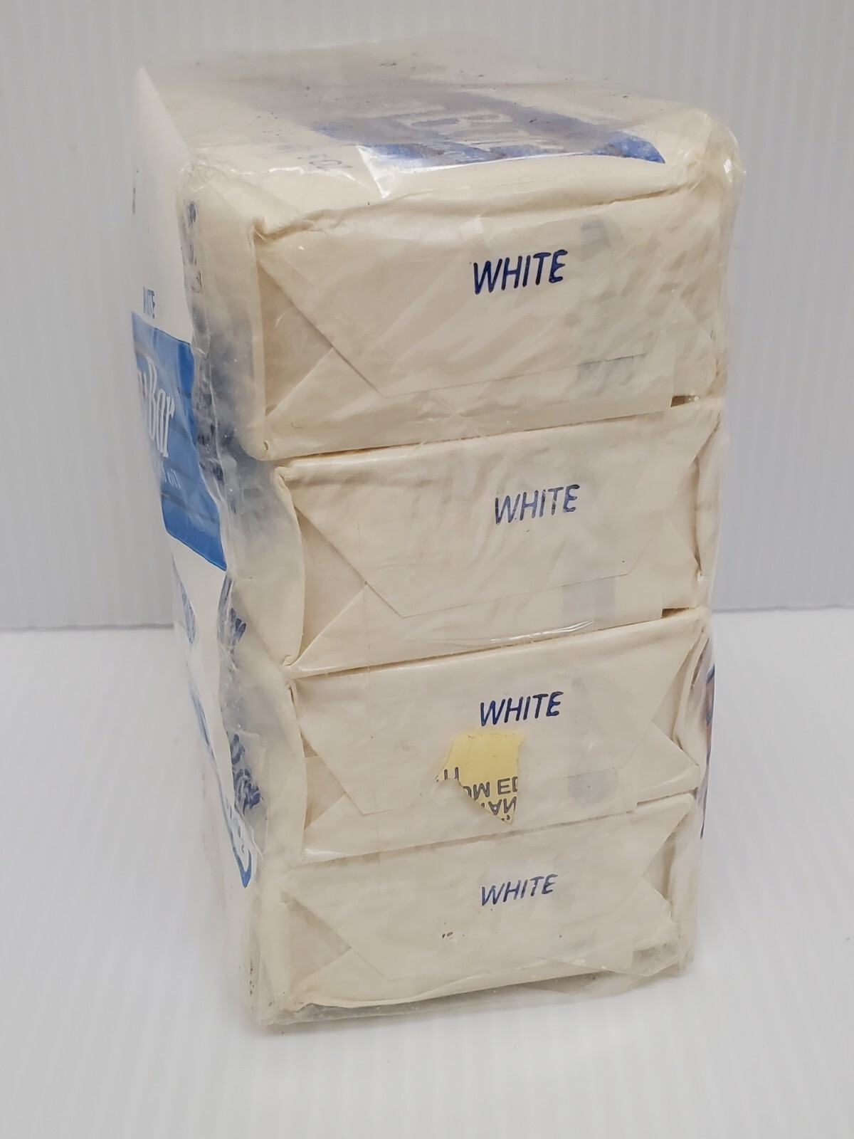 Vintage NOS WOOLWORTH White Beauty Bar with Bath Oil – 4 Bars Pack 5oz. each