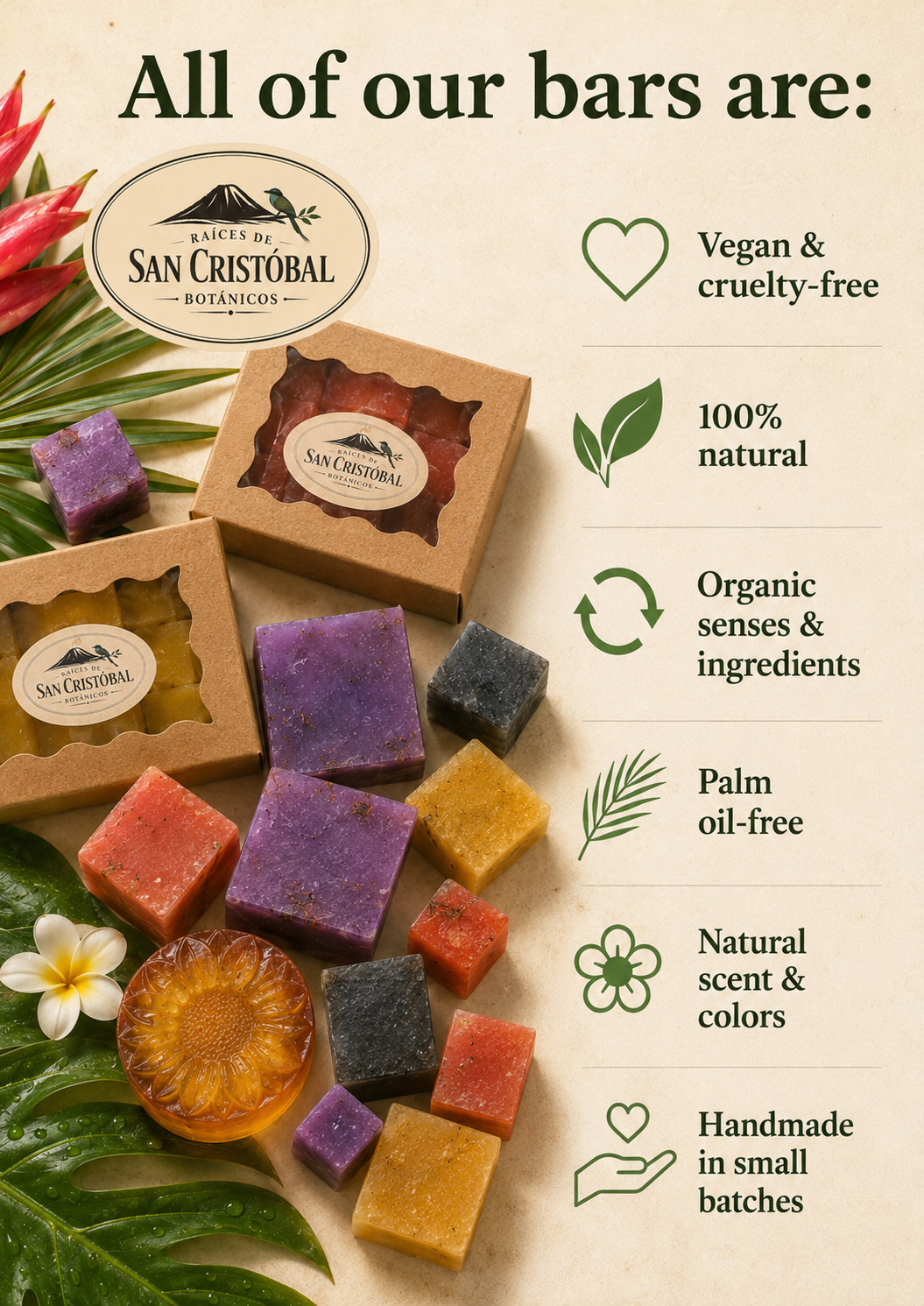 4 PACK Lavender Rose Honeycomb Cocoa Butter Soap Bars + FREE Lip Gloss Tin