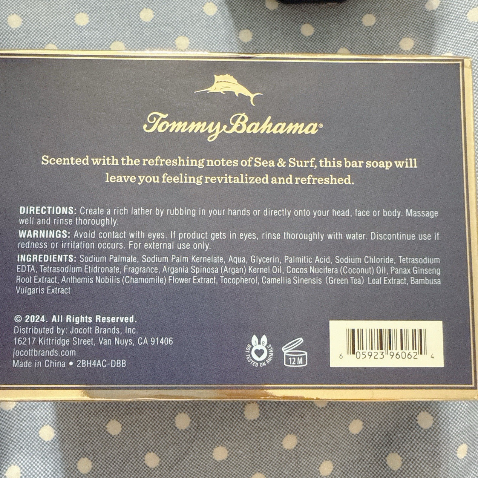 Tommy Bahama Set 2 Pcs For Men Bar Soap & Extreme High Hold Pomade – SEA & Surf