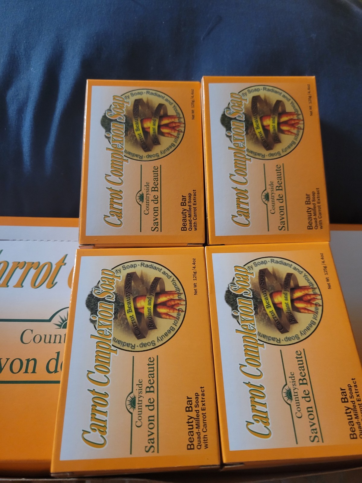 Countryside Carrot Complexion Beauty Bar Savon de Beaute Paraben-Free 125g