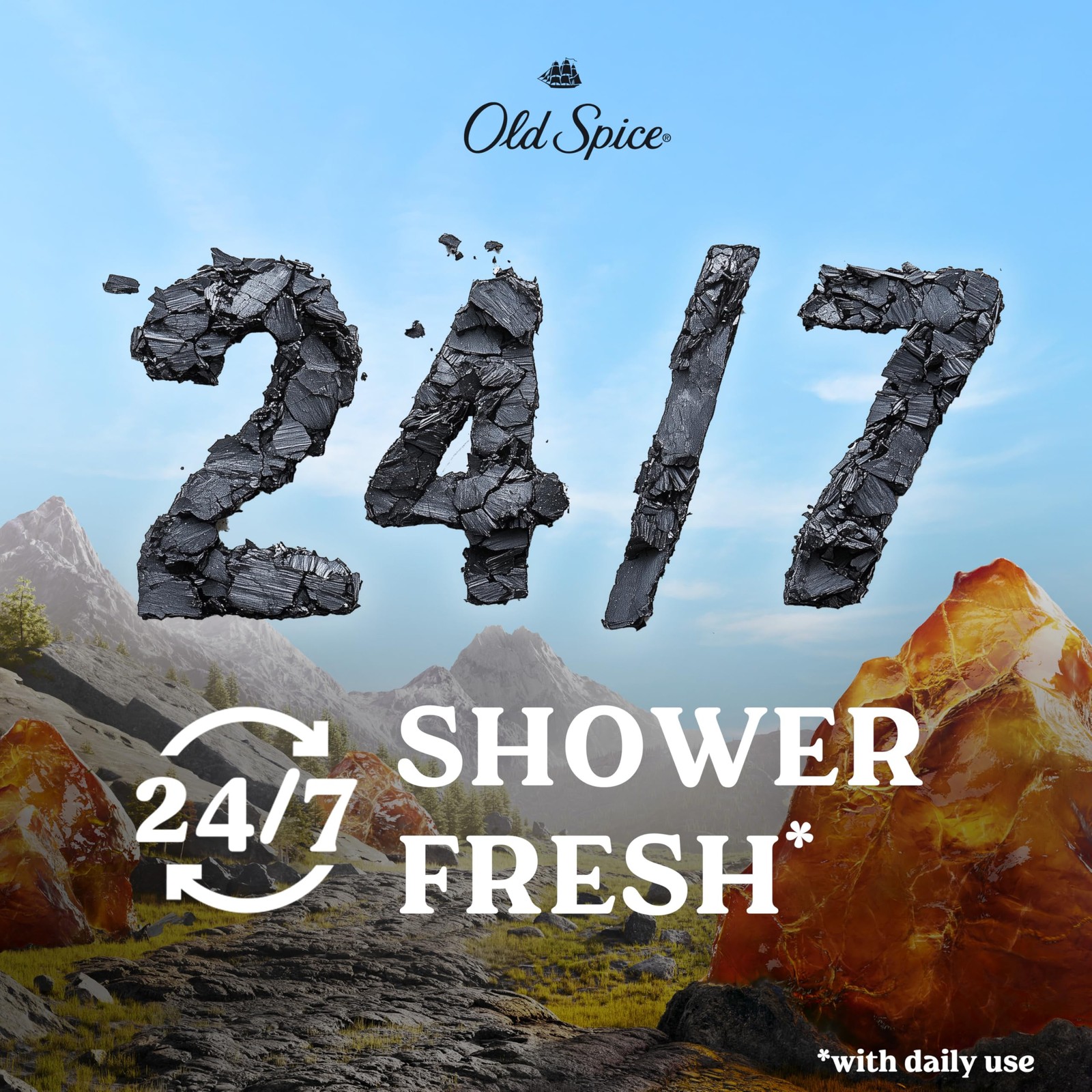 Old Spice Cleansing Body Wash for Men, 24/7 30 Fl Oz (Pack of 1), White