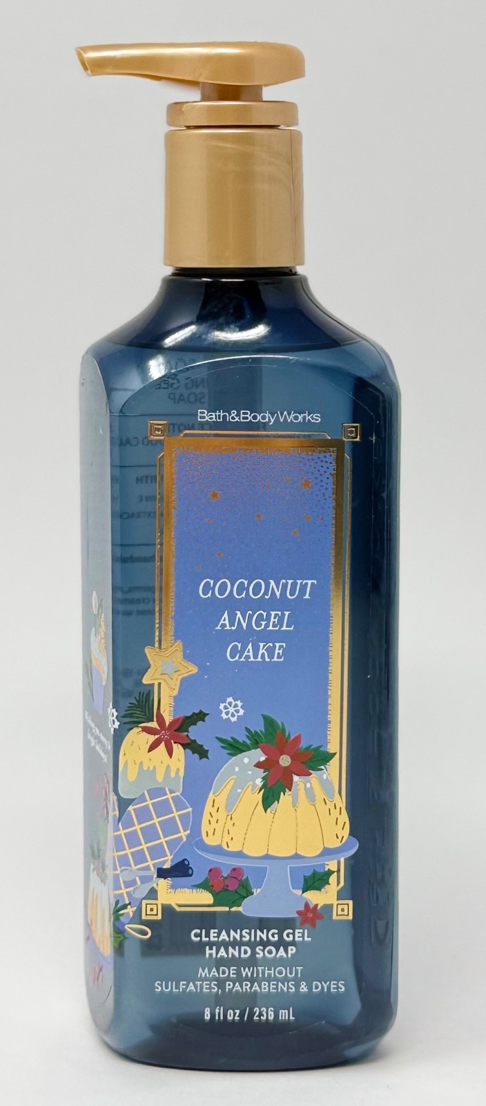 1 NEW BATH & BODY WORKS COCONUT ANGEL CAKE CLEANSING GEL HAND SOAP WASH 8OZ PUMP