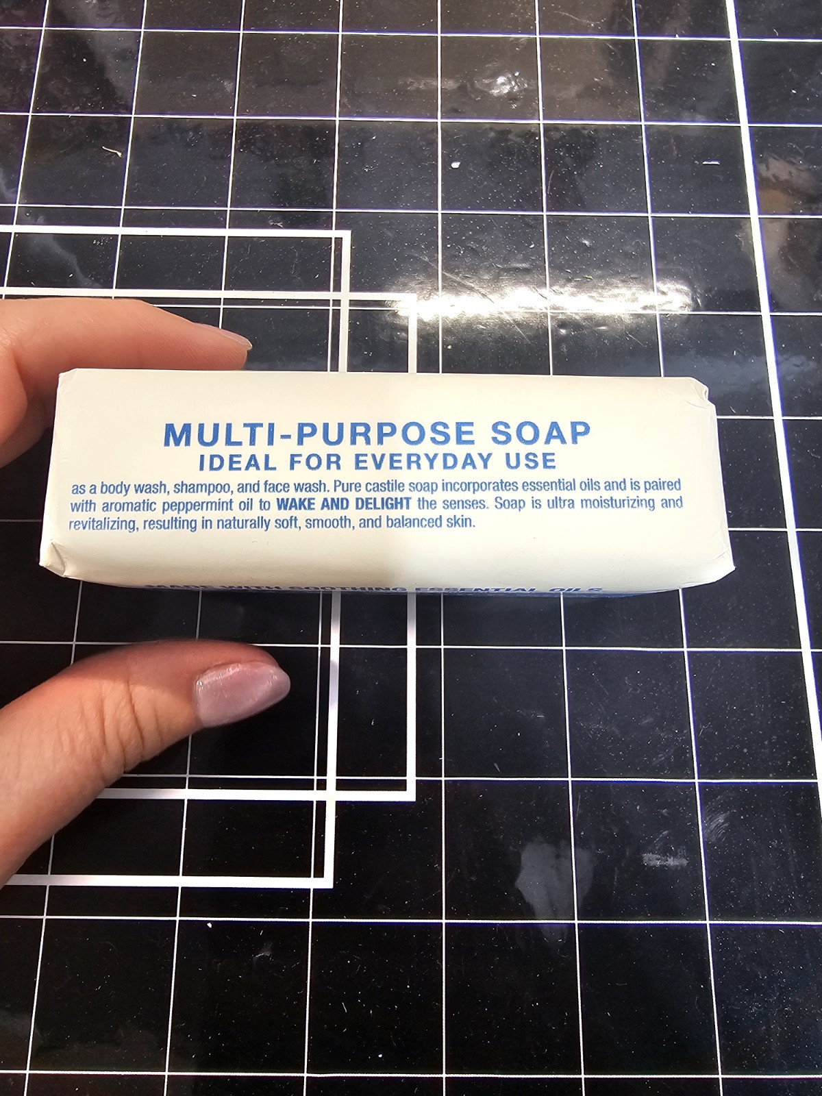 CASTILE SOAP-WITH HEMP & PEPPERMINT/5 OUNCE BY EARTH ESSENTIALS