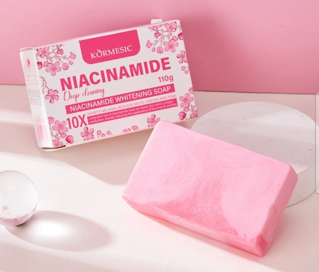 3-pk Niacinamide Brightening Soap Anti-Dark Spot Cleanser, 110g [USA Stock]