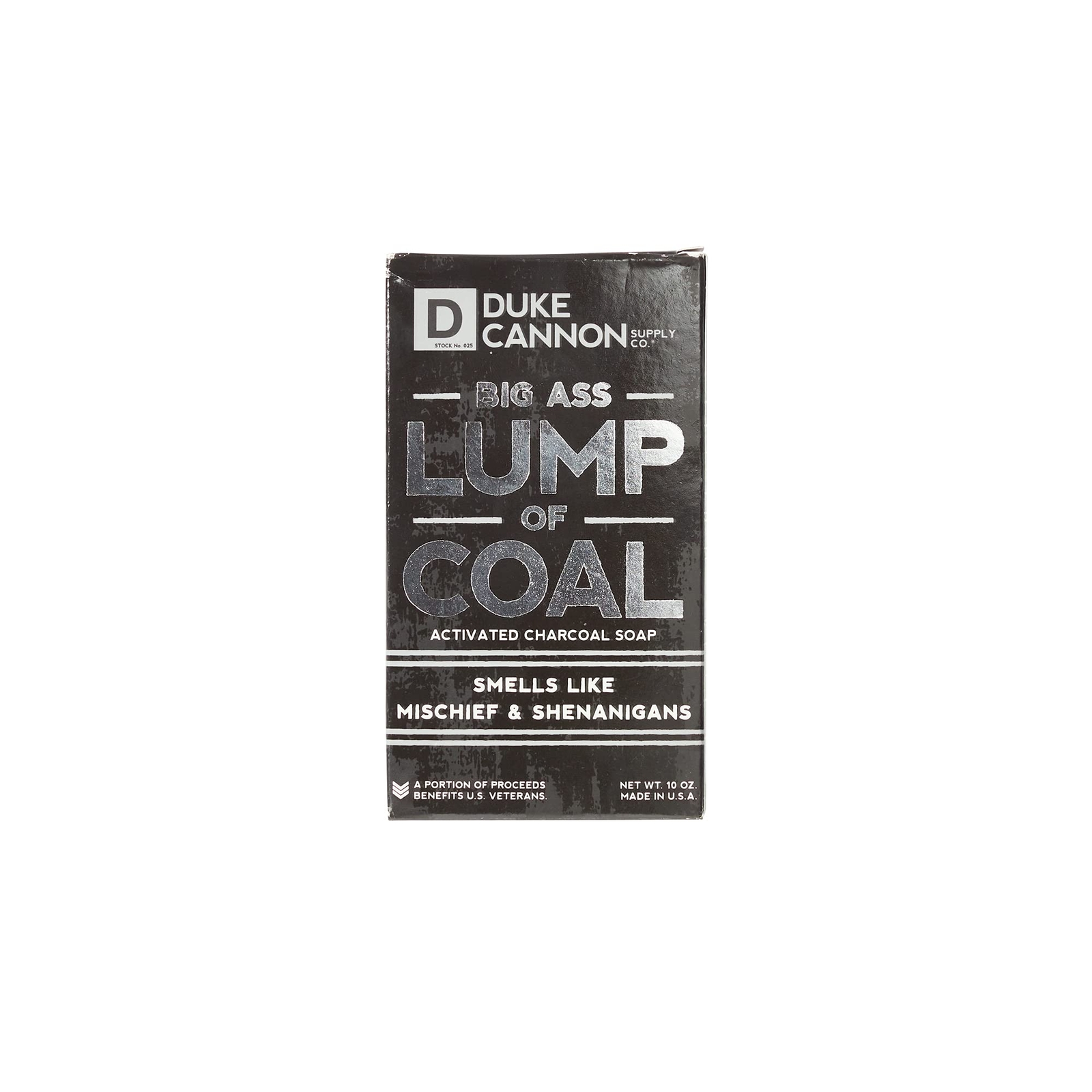 DUKE CANNON SUPPLY CO. BIG ASS LUMP OF COAL BAR SOAP – 1 PACK