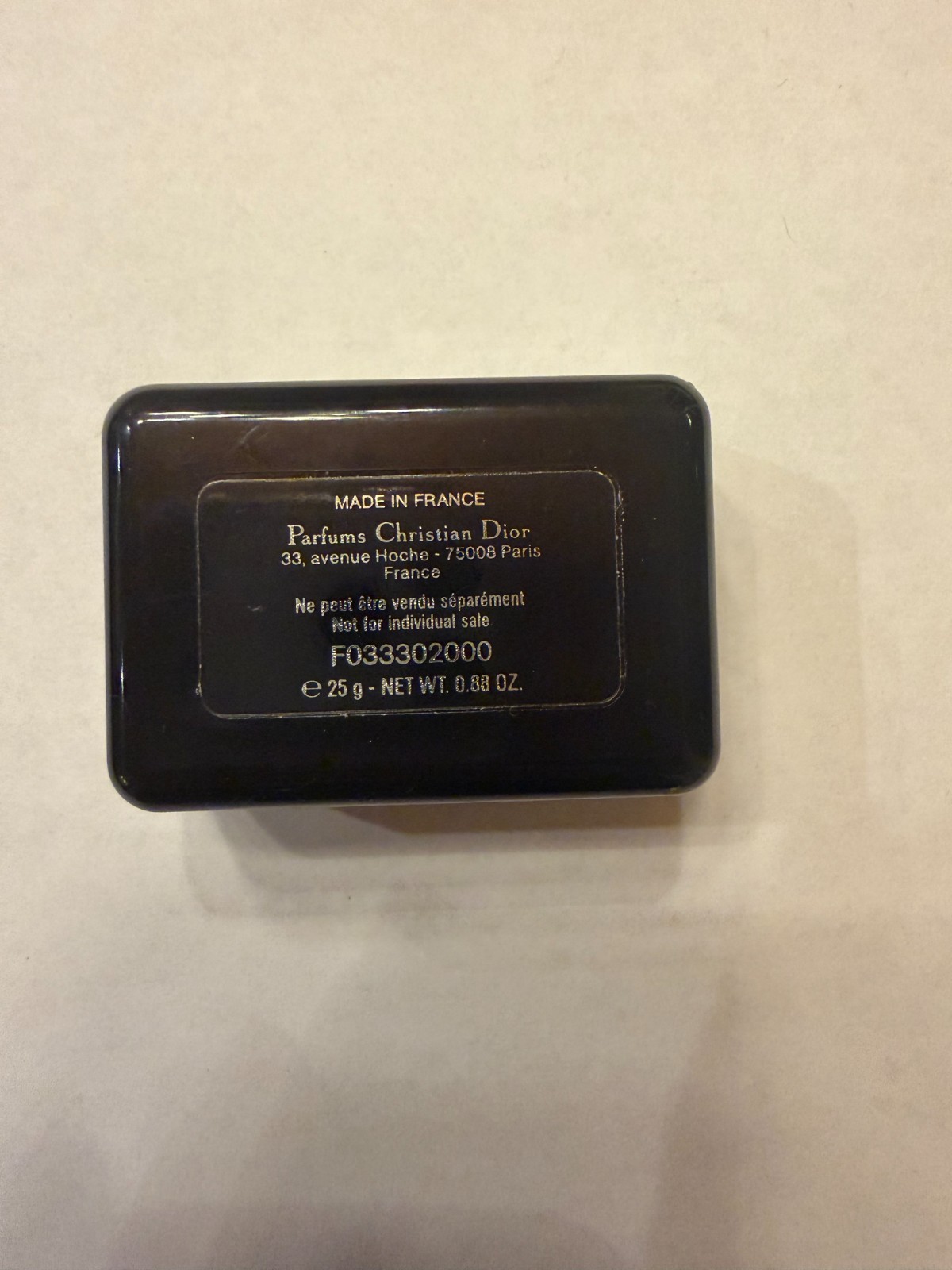 Christian Dior VINTAGE Poison Perfumed Soap Travel Case 25 g / 0.88 oz