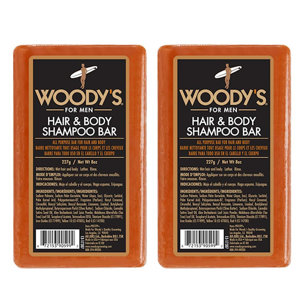 Hair & Body Shampoo Bar for Men – 2-in-1 Solid Shampoo Bar & Body Wash, Deep …