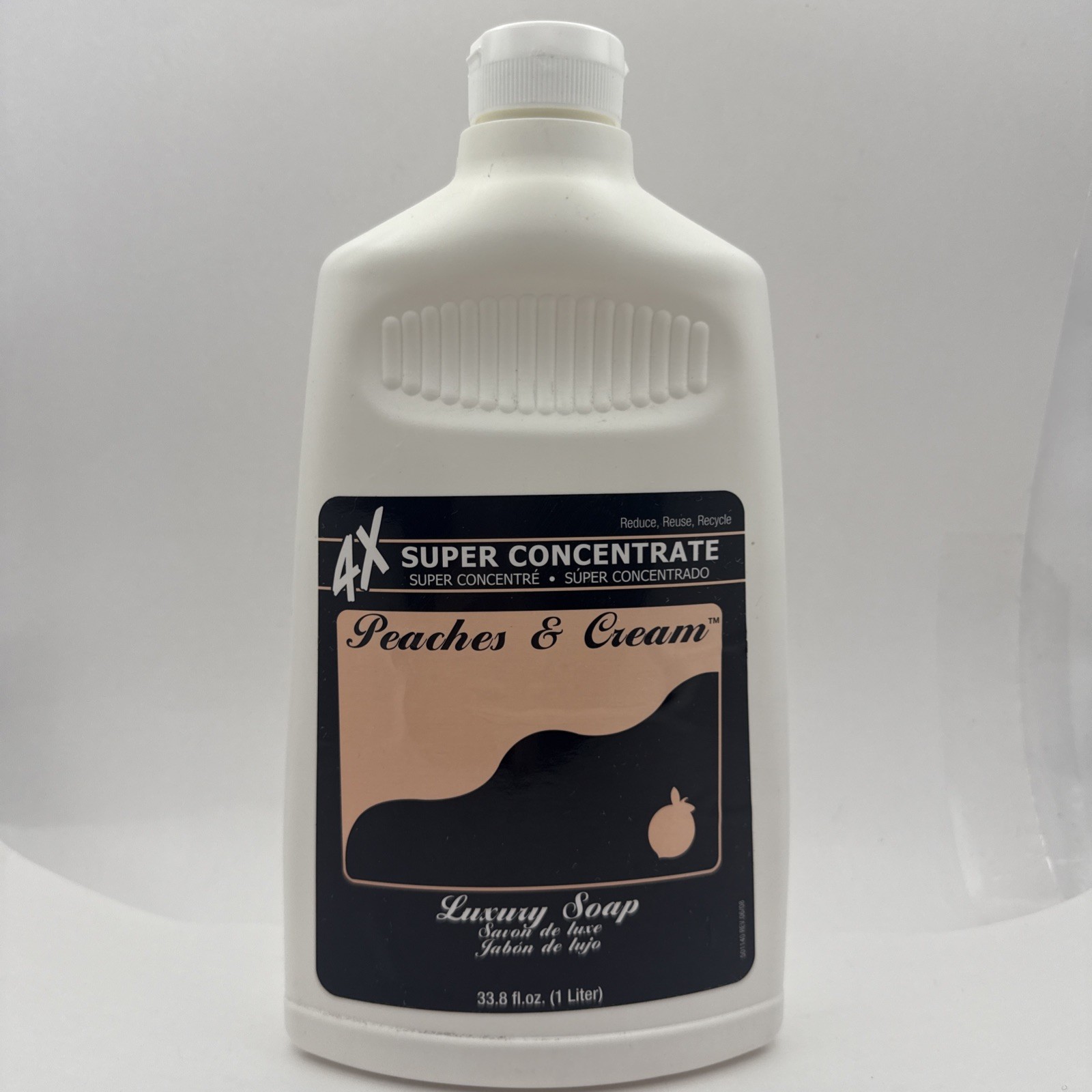 Peaches & Cream 4x Super Concentrate Luxury Soap 1L 33.8 fl oz
