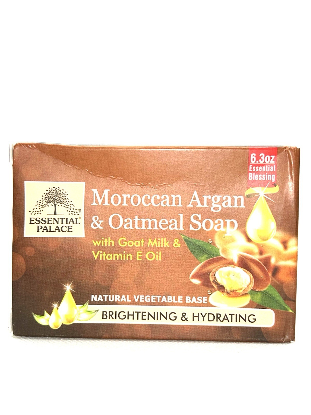 Essential Palace Morrocan Argan & Oatmeal Soap 6.3oz, 1 Bar