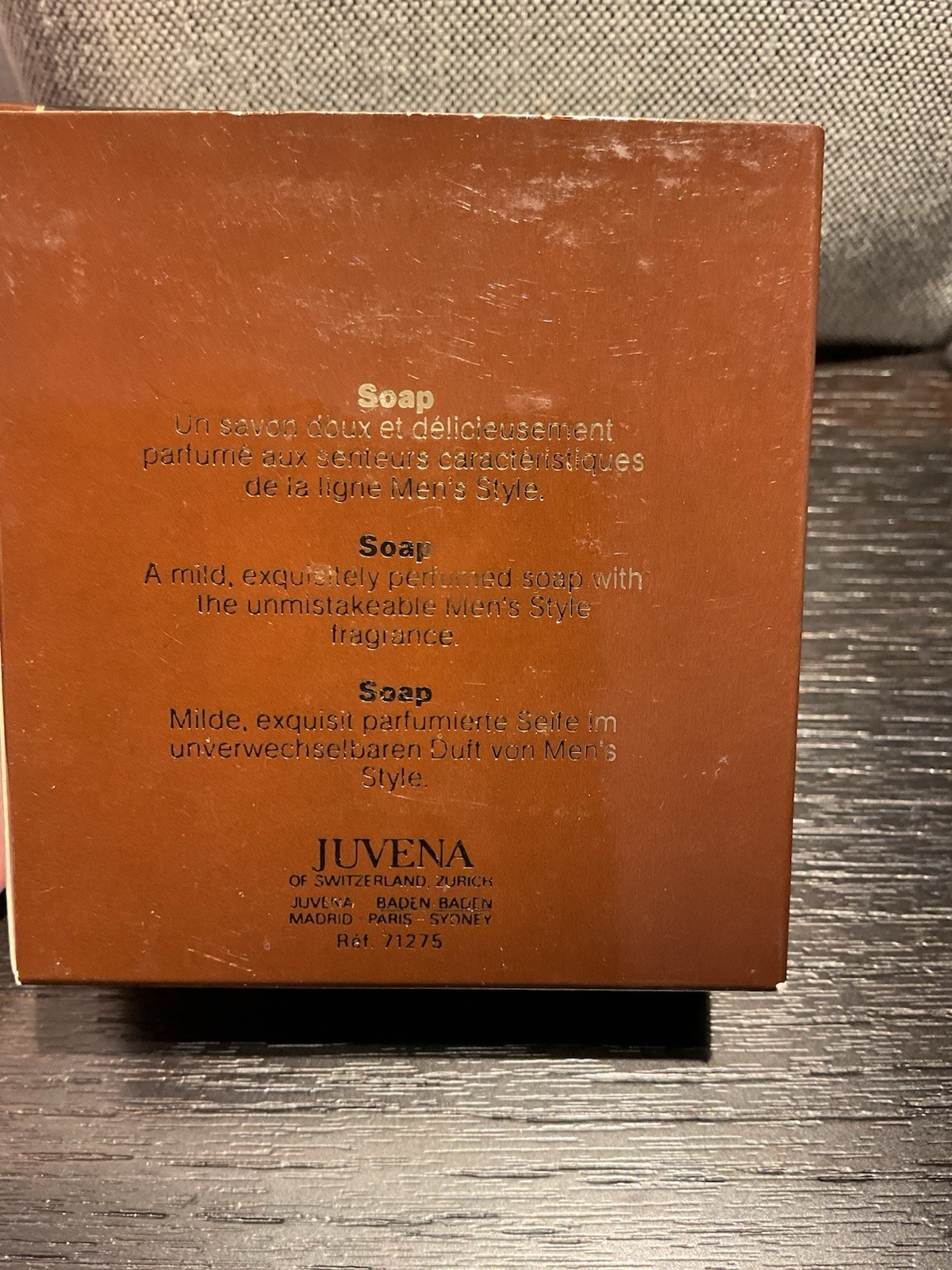 JUVENA MEN’S STYLE SOAP Body 125G 4.4 Oz New Box Damage