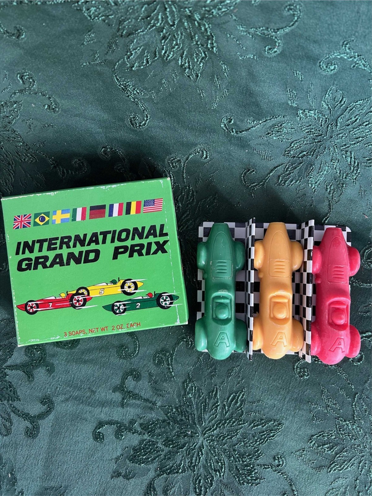 Vintage Avon TUB RACERS Grand Prix – Set of 3 Soaps – New in Box