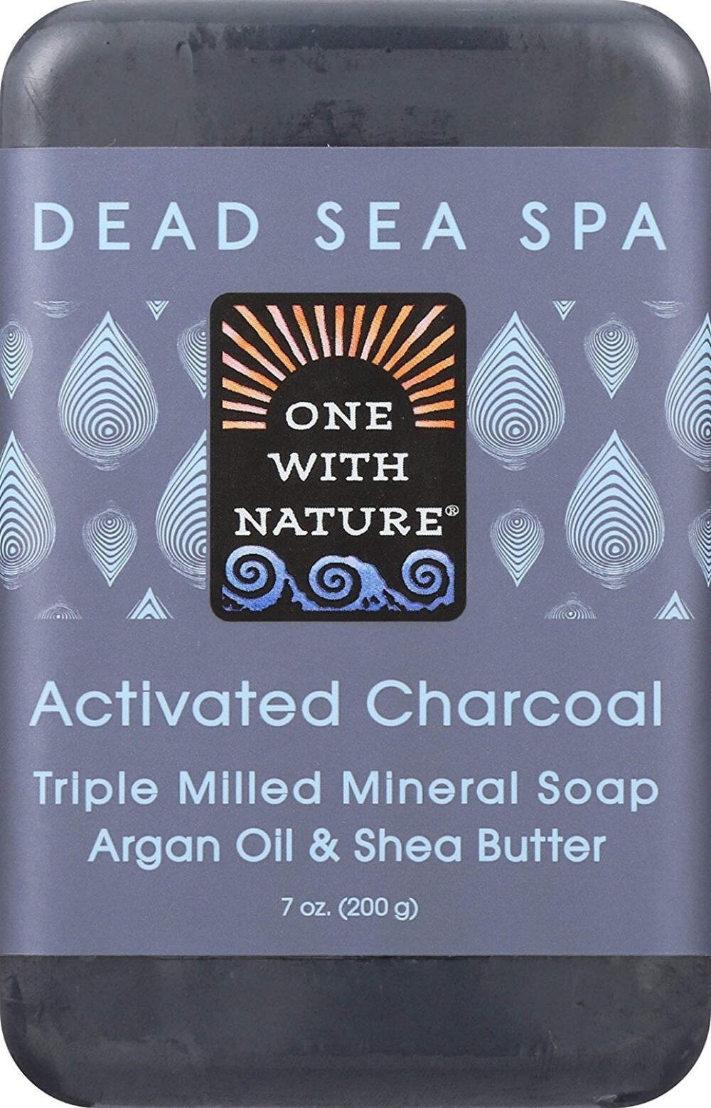 One Nature Bar Soap, Activated Charcoal 7 Oz (Pack of 6)