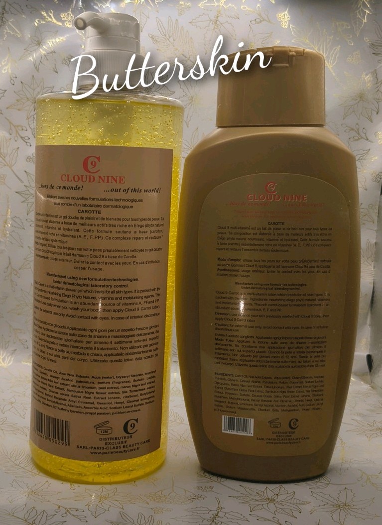 Cloud-9 Paris multi vitamin shower gel. Carotte & aloe vera lightening 1000mlx1