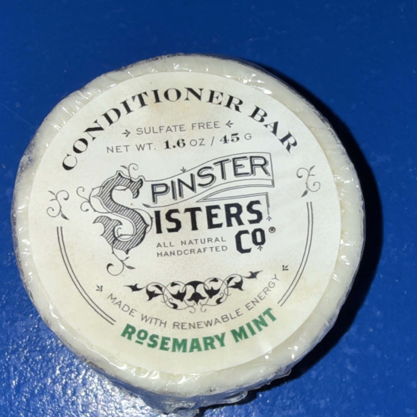 Spinster Sisters Sage Cedar Soap + Rosemary Mint Conditioner Bar Natural