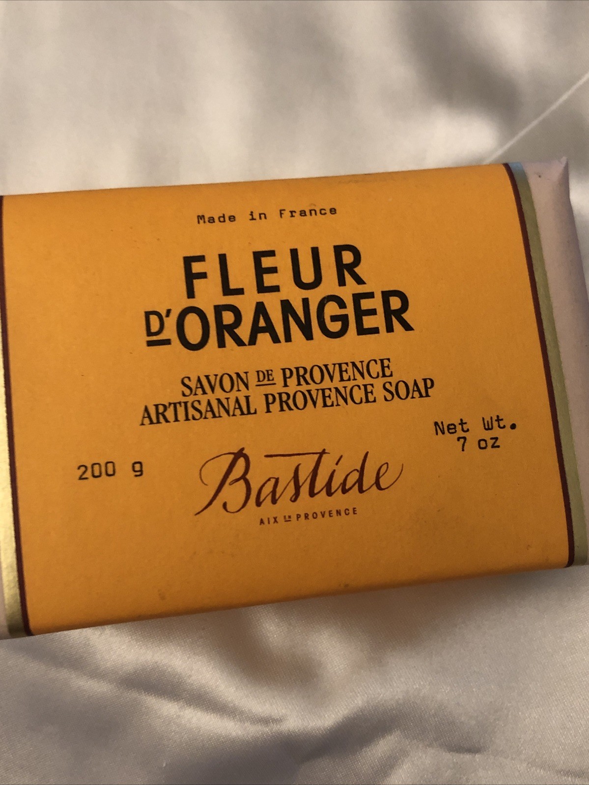 Bastide Artisinal Provence Soap Fleur D’Oranger Sealed 200g NEW