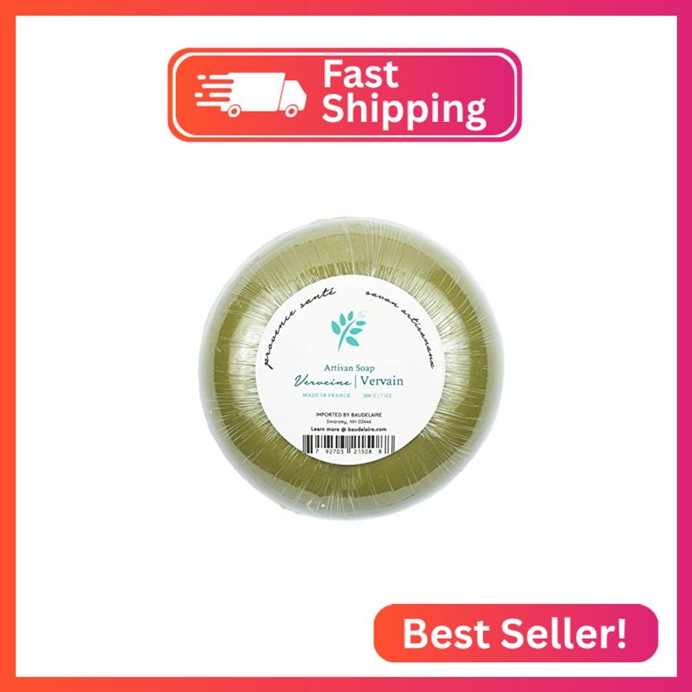 Provence Sante Luxury French Bath Bar – Moisturizing Shea Butter – Triple-milled