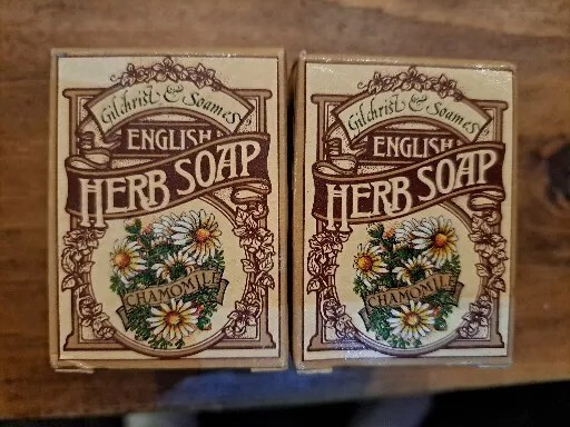 Gilchrist & Soames English Herb Chamomile Soap Travel Size 0.9oz Lot of 5