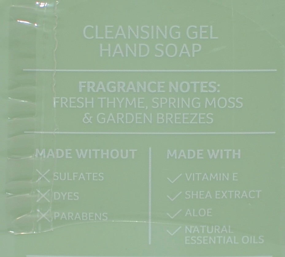 1 NEW BATH & BODY WORKS GARDEN THYME CLEANSING GEL HAND SOAP WASH PUMP 8 OZ