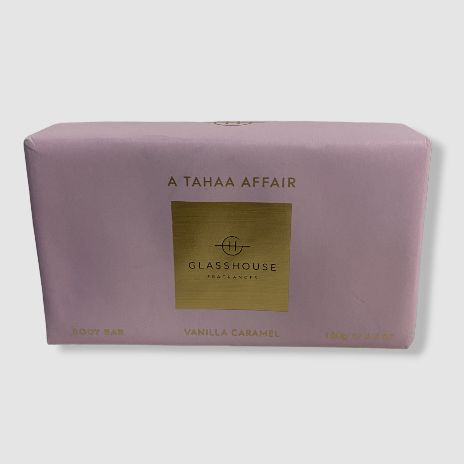 $15 GLASSHOUSE FRAGRANCES Vanilla Caramel A Tahaa Affair Body Soap Bar | 6.3 oz