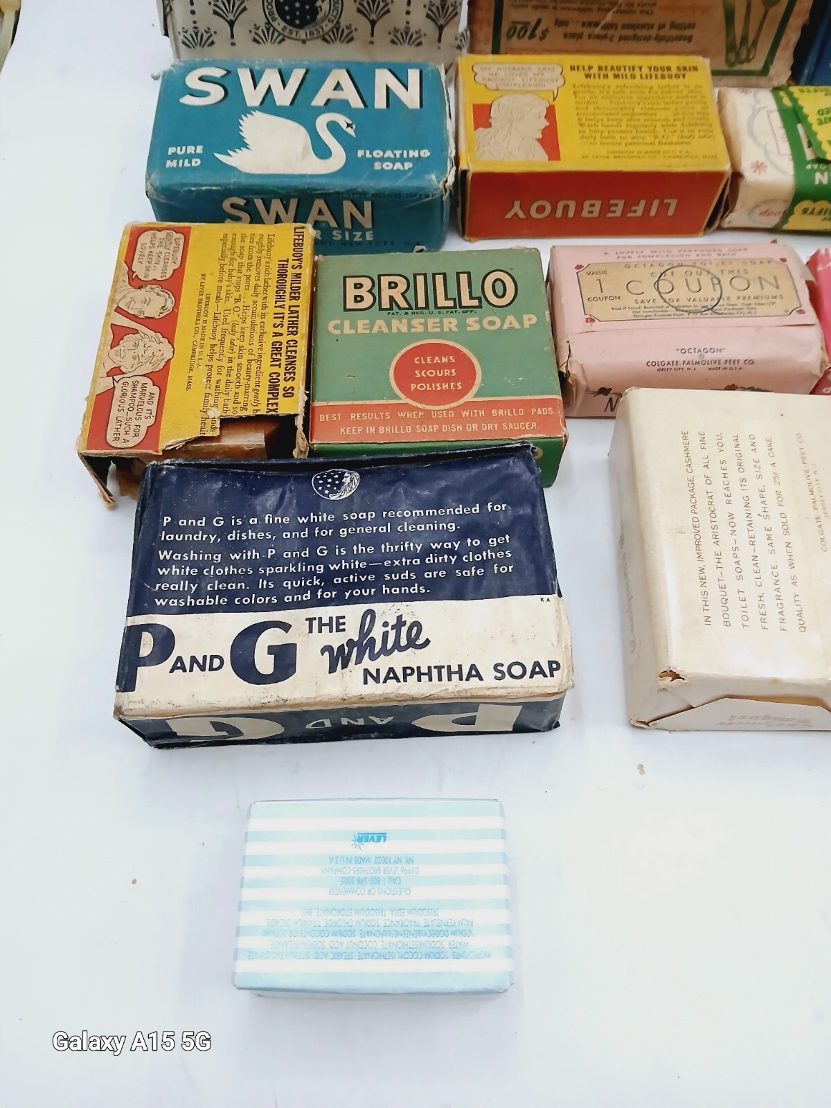 Vintage Mixed Lot Bar Soap Ivory, Lava, P&G, Brilliant, Swan, Octagon, Lifebuoy