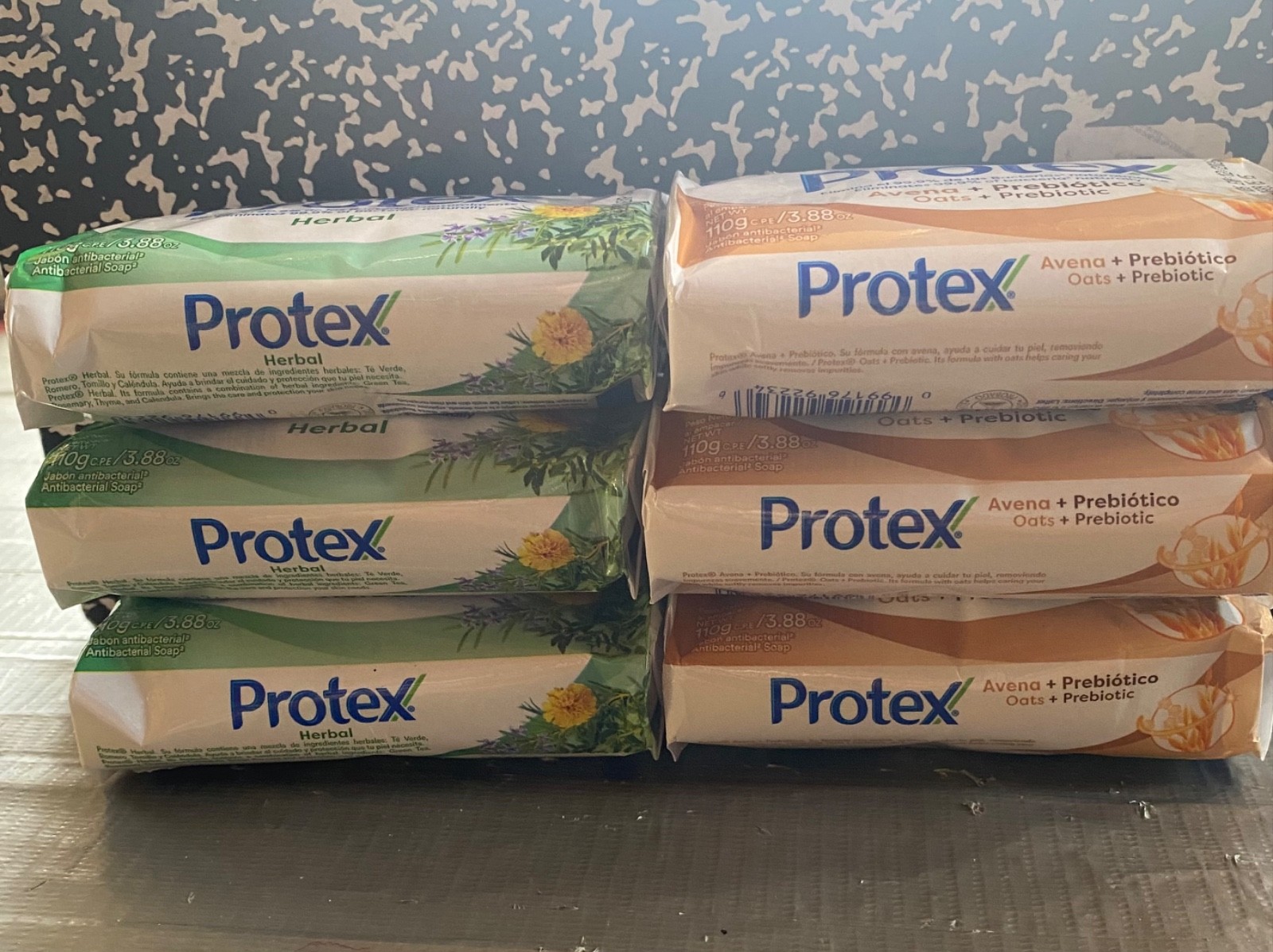 6 Bars Jamaican Protex Herbal and probiotic soap