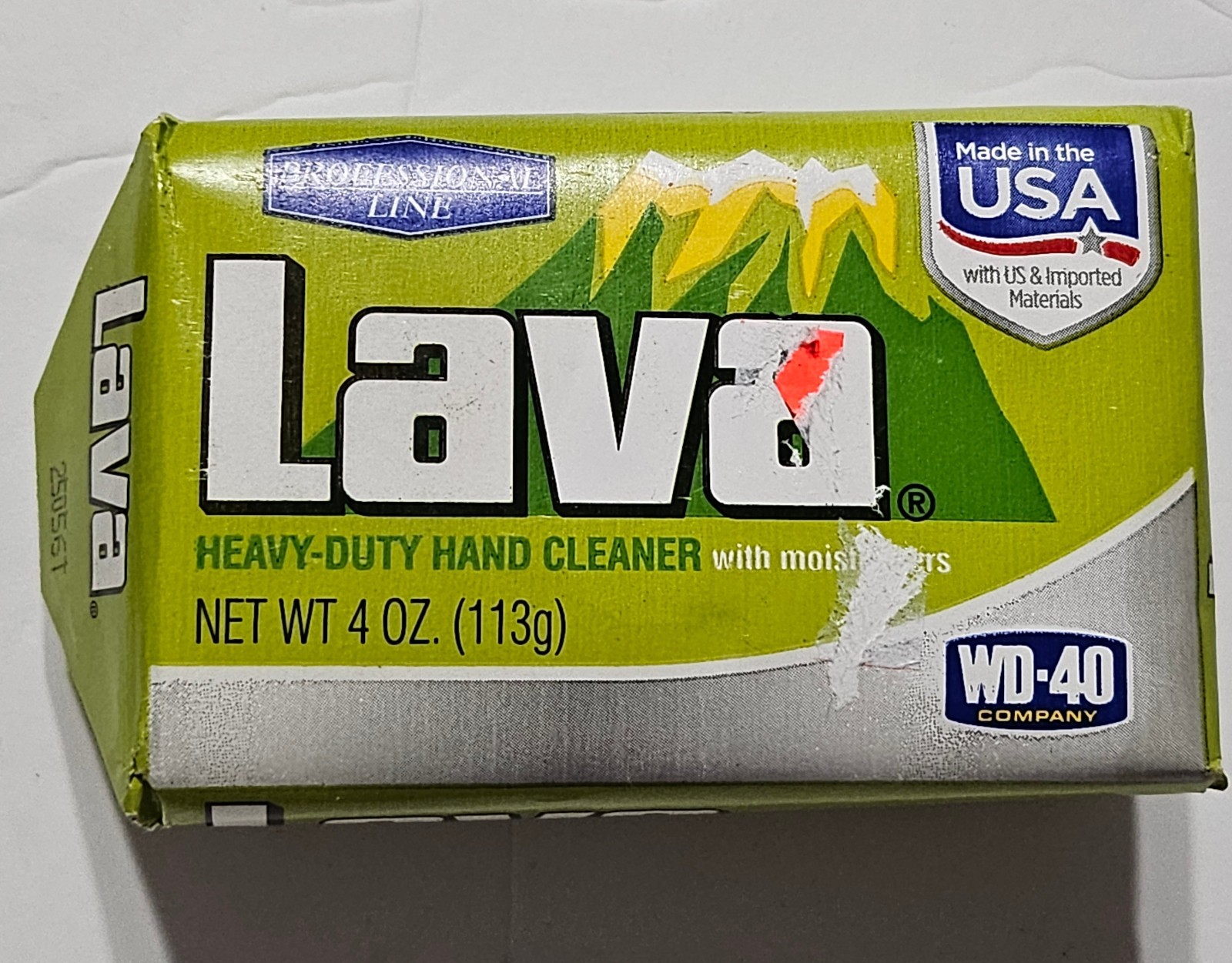 Lava Heavy-Duty Hand Cleaner with Moisturizers, Professional Line 4 OZ Lot Of 2