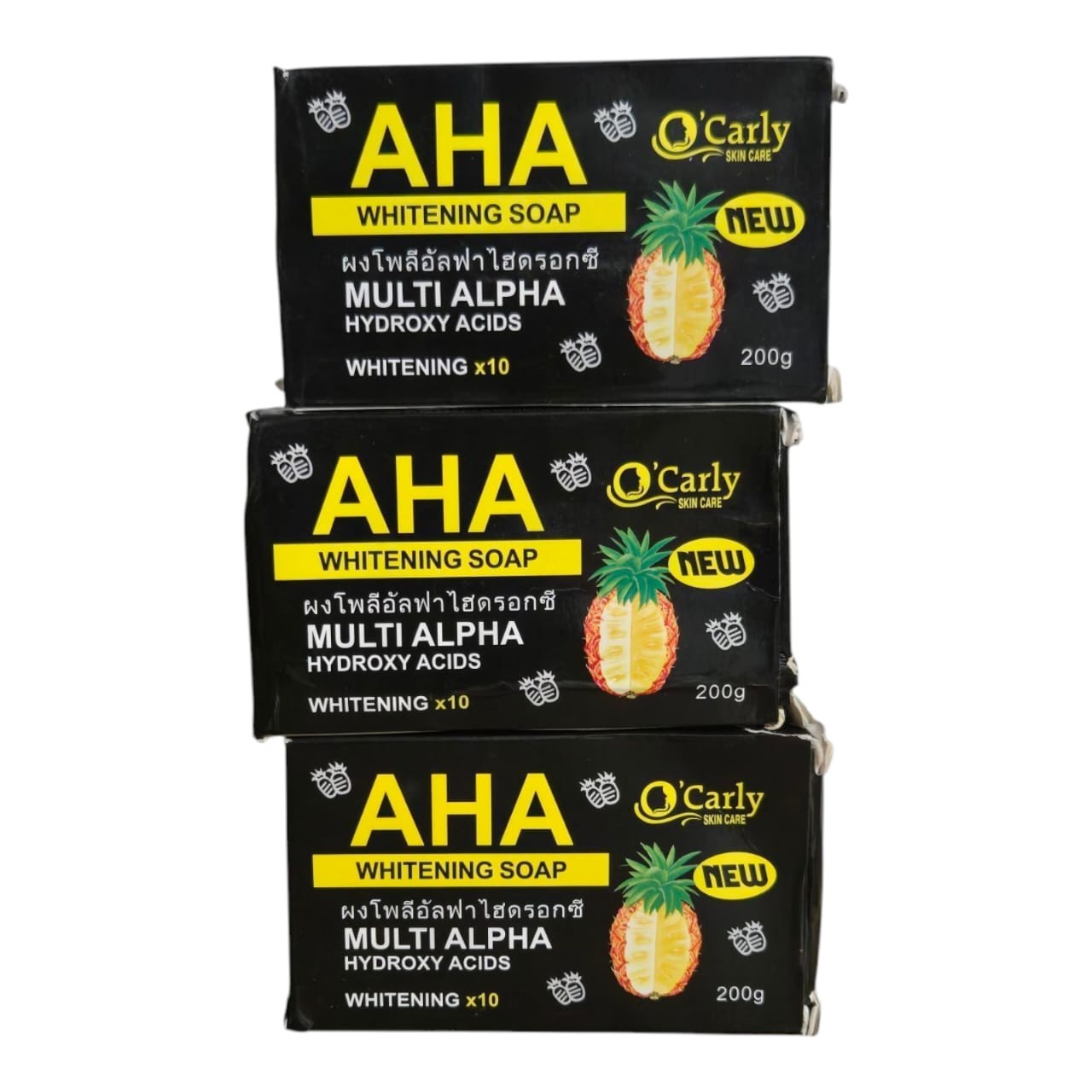 O’carly Aha Multi Aha Soap 200g Each 3pieces
