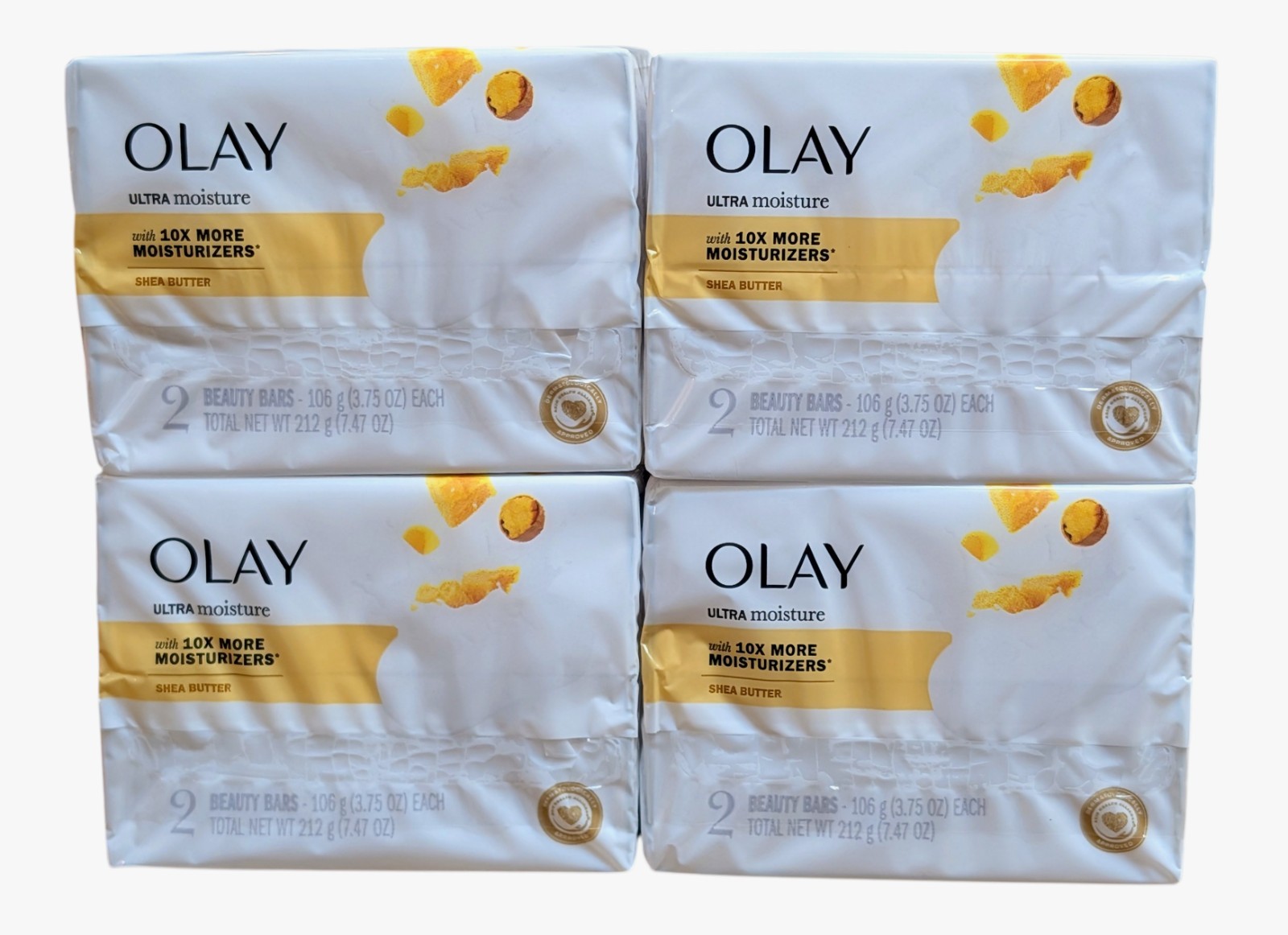 Olay Ultra Moisture Shea Butter Beauty Bars – 3.75 Oz Each – 8 Bars Total