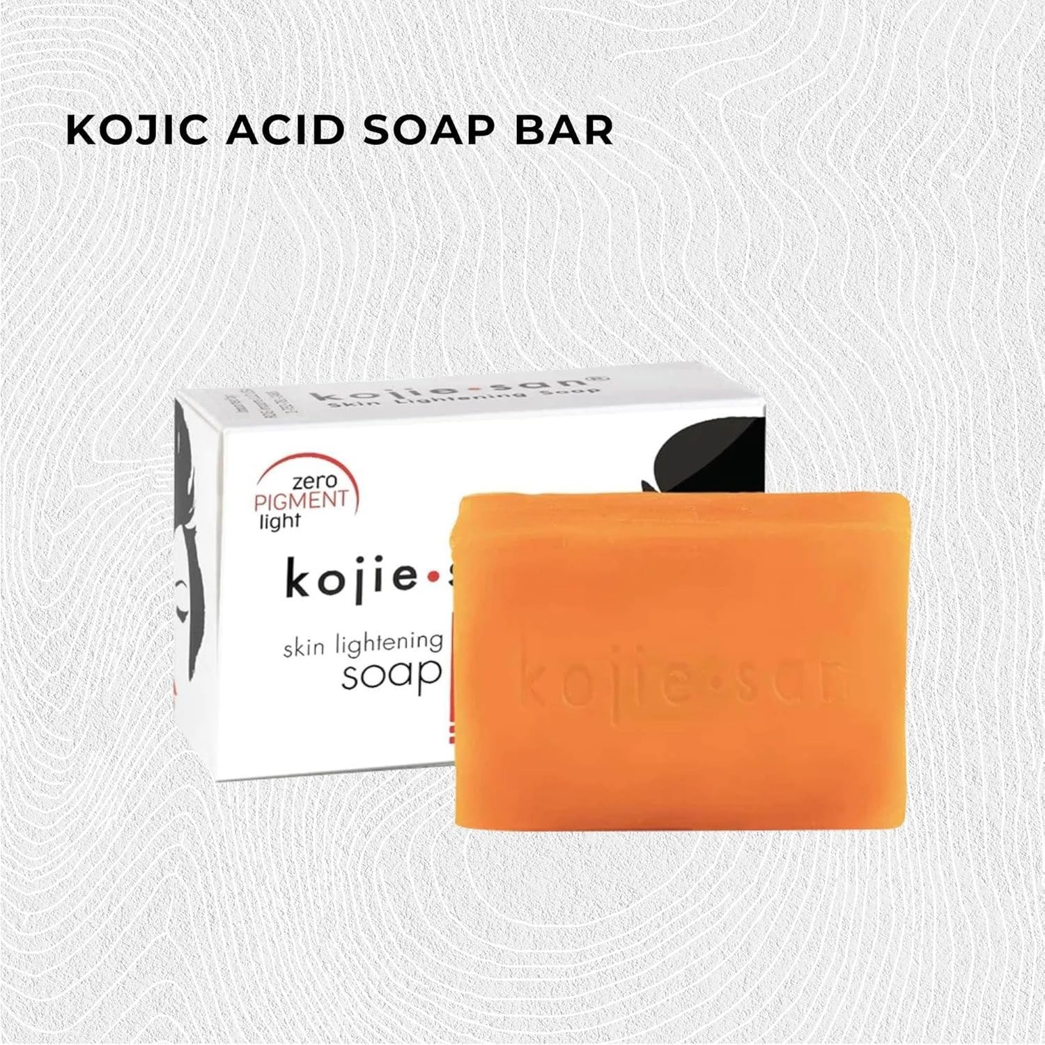 “Kojie San Original Kojic Acid Soap for Face and Body – Dark Spot 65g x 1 Bar