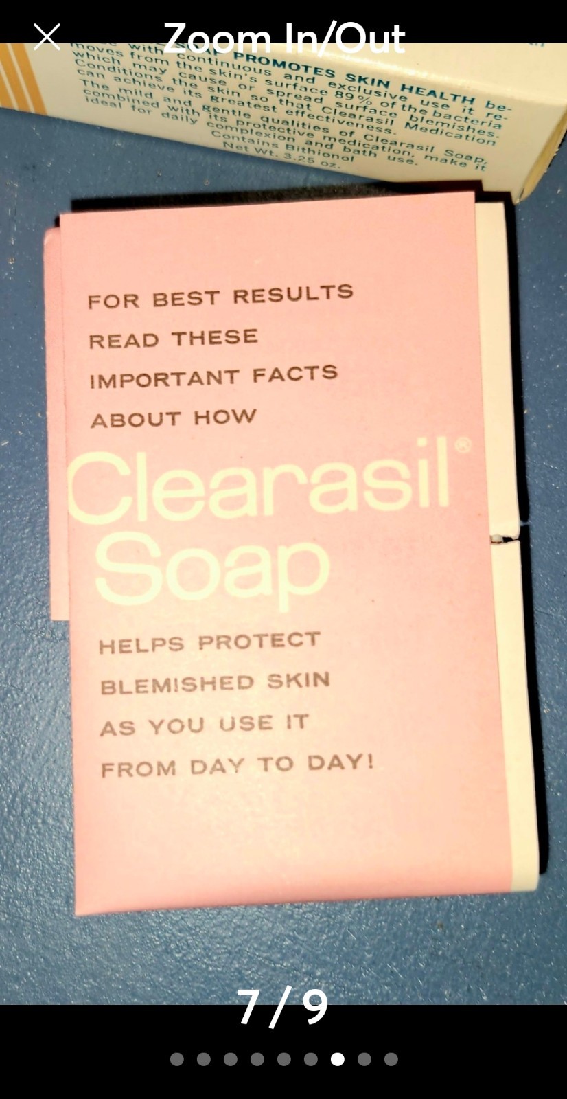 Vintage Clearasil Cleansing Soap Bars Lot of 2 FULL Size Skincare