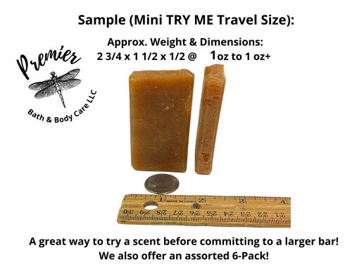 Handmade Soap Bars Soap Samplers Travel Size Soaps 6-Pack Sample Set