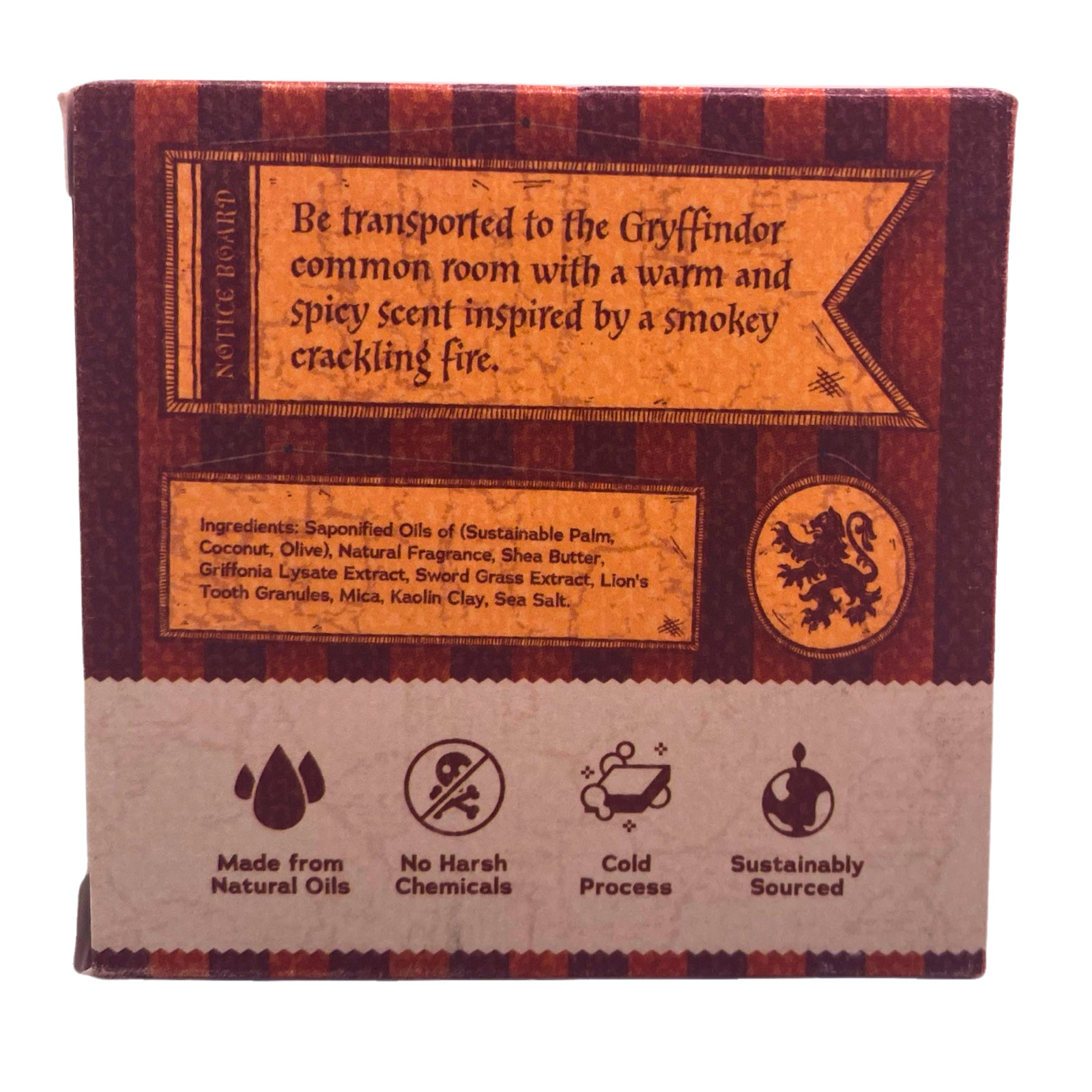 Dr. Squatch Harry Potter Gryffindor Bricc of the Brave Men’s Natural Soap 5 oz