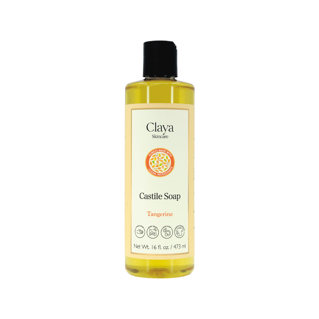 Liquid Castile Soap (Disc Cap) – Organic Ingredients, Gentle For Sensitive Skin