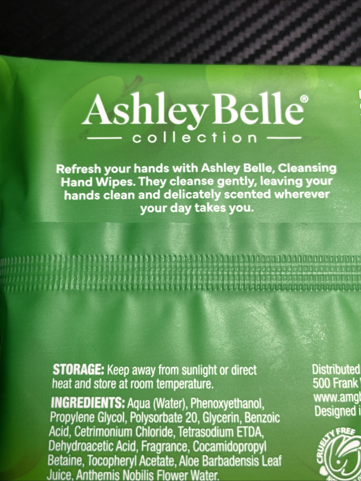 Ashley Belle Hand Wipes Apple Pear Clove 60 Total Lot Of 2 New