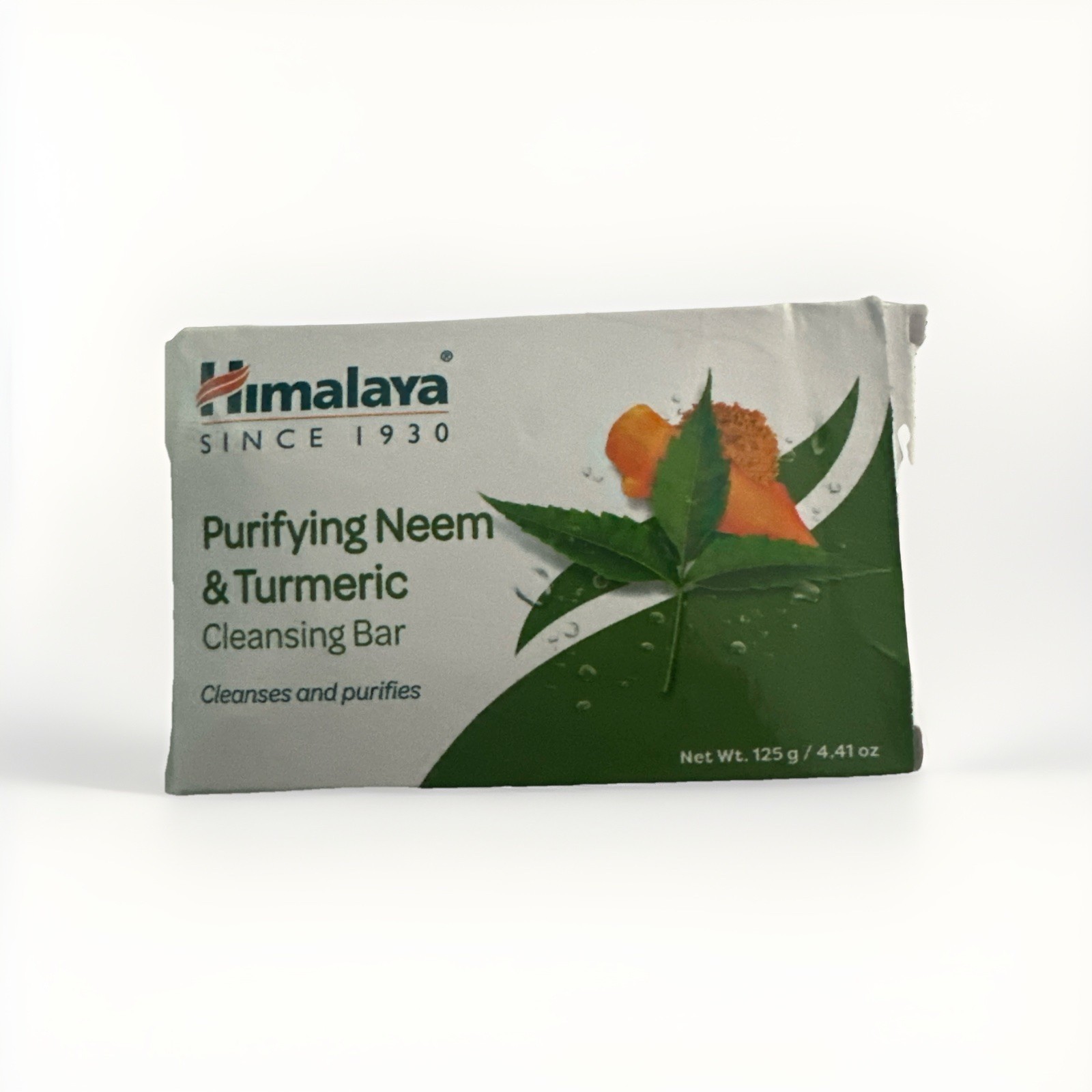 Himalaya Purifying Cleansing Bar Soap, Neem & Turmeric, 4.41 oz (125 g)