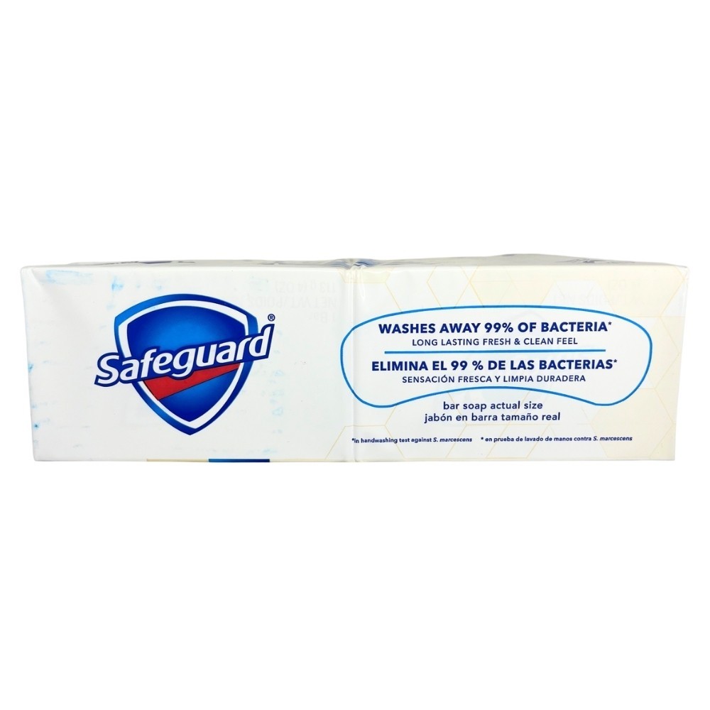 Pack of 2x Safeguard Bar Soap, Beige, 14 Bars, 4 oz Each – Washes Away Bacteria