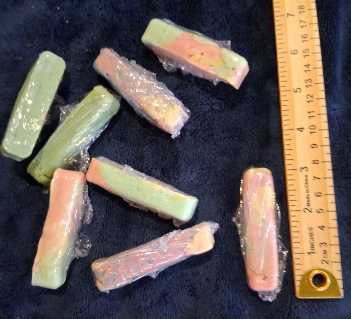 Handcrafted Small Soap Bars Multi-Scent Lot 0.43 lb Colorful Guest Size Soap