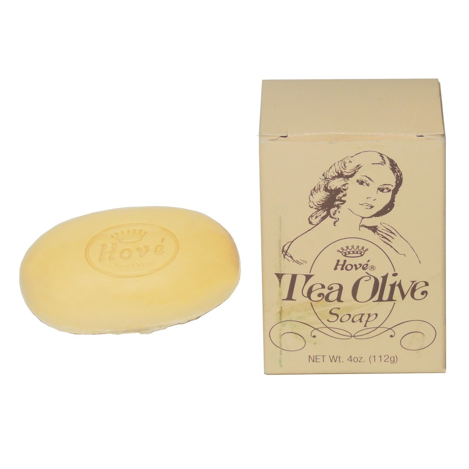 Vintage Hove Tea Olive Oil Bar Soap 4oz Women New Orleans Louisiana Discontinued