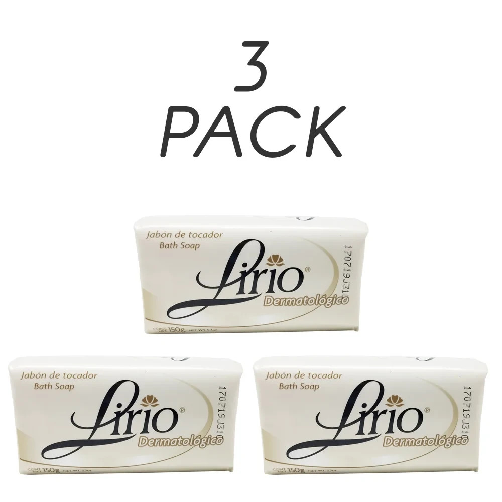Lirio Neutro Bar Soap. Neutral Base, Anti-Acne and Eczema Treatment Soap – 3PCS
