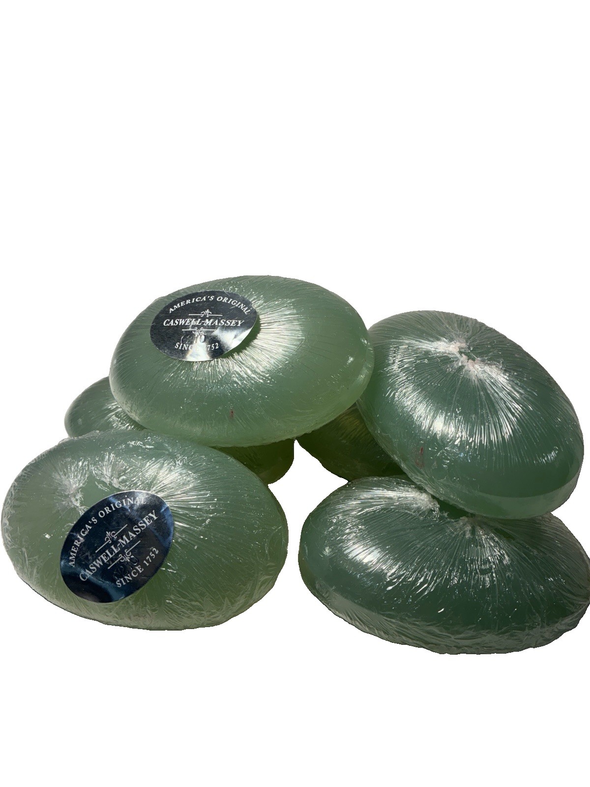 Lot 6 Caswell-Massey America Bar Soaps New Light Green Glycerin Greenbriar?