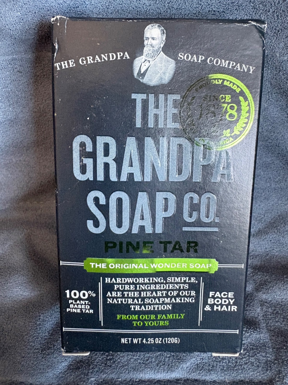 Grandpa’s Pine Tar Bar Soap – 3.25 oz