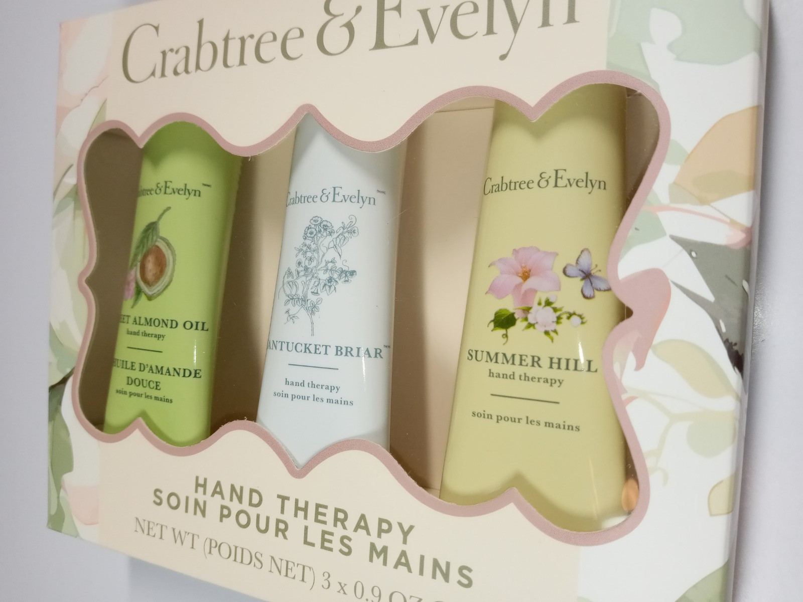 Crabtree & Evelyn Gardeners Hand Therapy 3 x 25g/0.9oz NEW in Gift Box